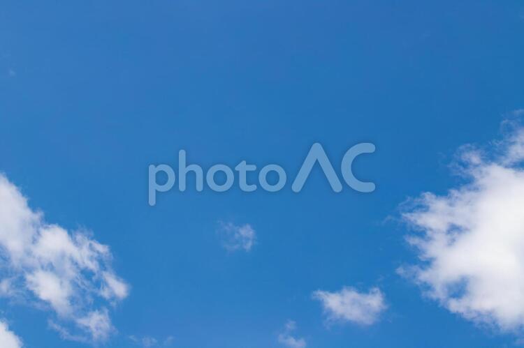 青空と雲の風景 青空,雲,風景の写真素材