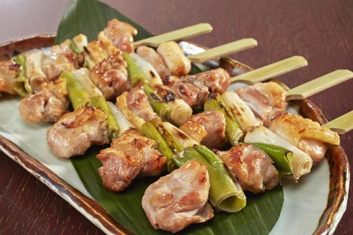 焼き鳥(ねぎま) 焼き鳥(ねぎま) ねぎま,焼き鳥,やきとりの写真素材