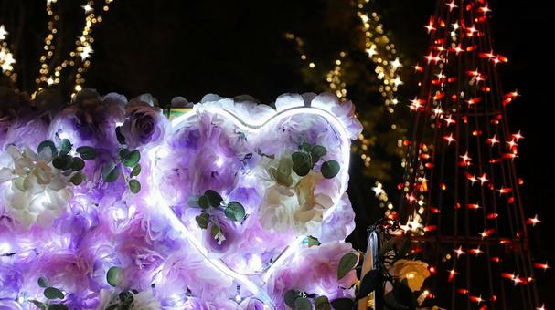 虹の郷　イルミネーション イルミネーション,クリスマス,夜景の写真素材