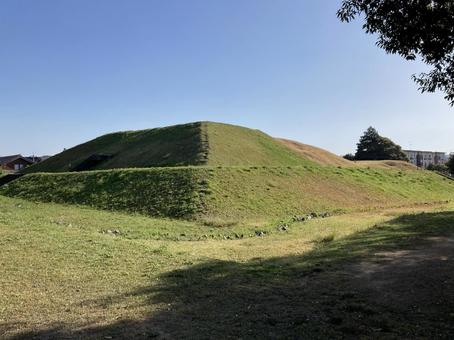 史跡　山代二子塚 史跡,山代二子塚,山代二子塚古墳の写真素材