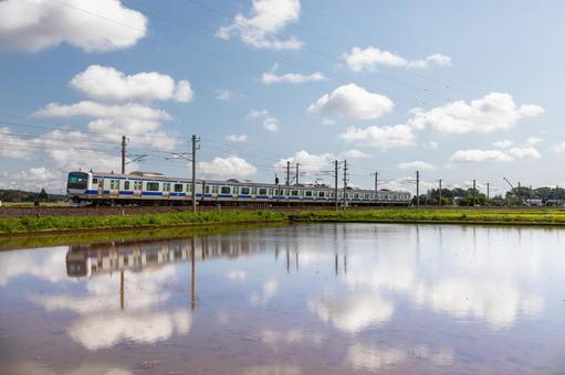 Water Mirror Joban Line, JPG