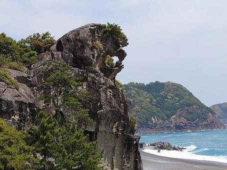 獅子岩 獅子岩 獅子岩,世界遺産,奈良の写真素材