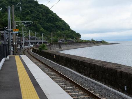 仙厳園駅ホーム 仙厳園駅ホーム 仙厳園駅,jr九州,日豊本線の写真素材