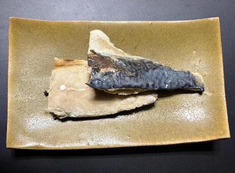 R7.12.02　鯖の蒸し煮 夕食,あきたこまち,鯖の蒸し煮の写真素材