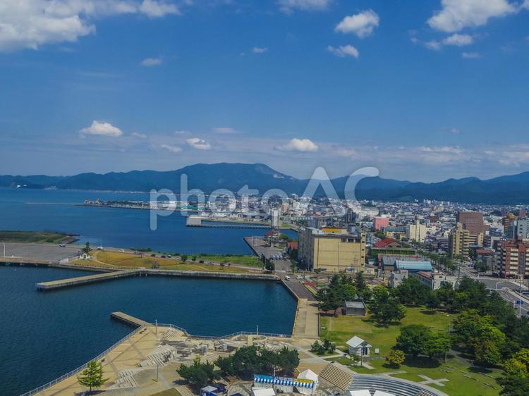 【青森県】青森市の風景 観光物産館アスパム,展望台,青森市の写真素材