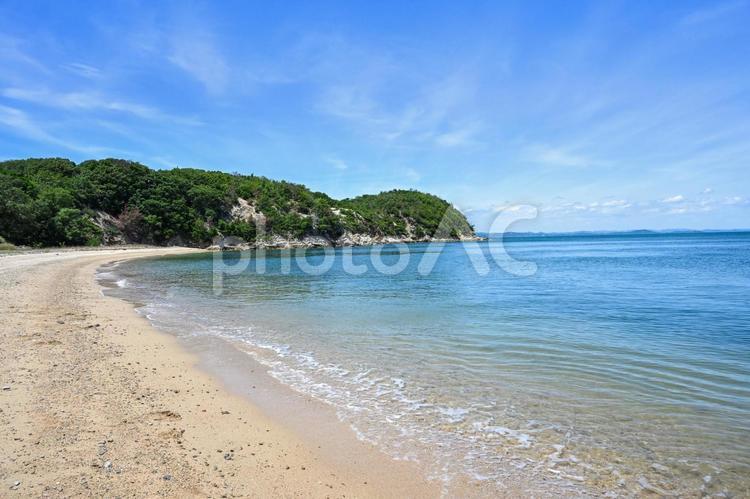 海 香川,観光,豊島の写真素材