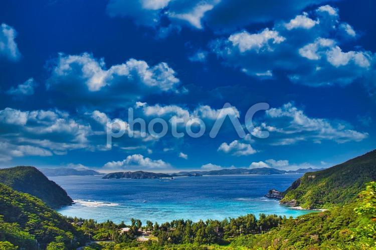 渡嘉敷島（沖縄） 渡嘉敷島,沖縄,渡嘉敷村の写真素材