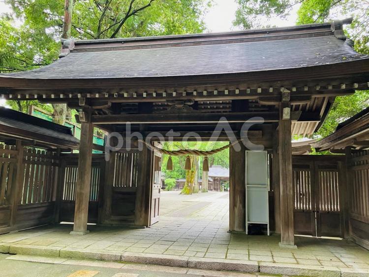 雄山神社　前立社壇　神門 雄山神社,前立社壇,富山県中新川郡の写真素材