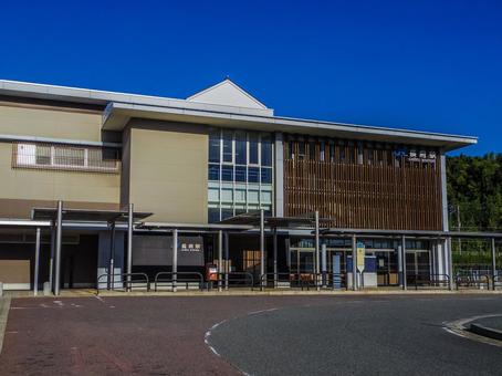 【山口県】下関市・長府駅 長府駅,駅,下関の写真素材