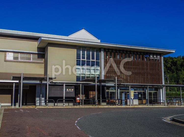 【山口県】下関市・長府駅 長府駅,駅,下関の写真素材