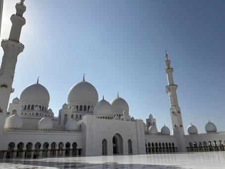 シェイク・ザーイド・グランド・モスク シェイク・ザーイド・グランド・モスク アブダビ,モスク,uaeの写真素材