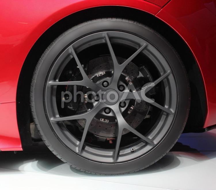 自動車　ホイール　タイヤ　輸入車　アルミ 自動車,ホイール,タイヤの写真素材