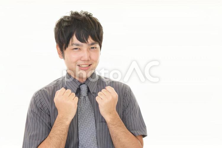 笑顔の男性 ビジネス,ビジネスマン,男性の写真素材