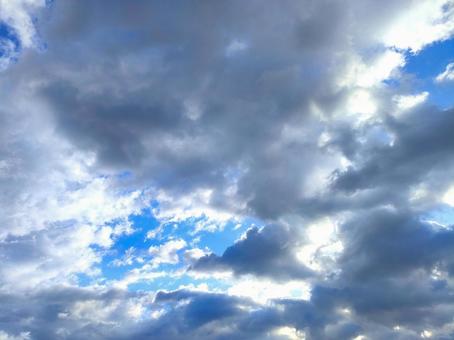青空と雲の写真