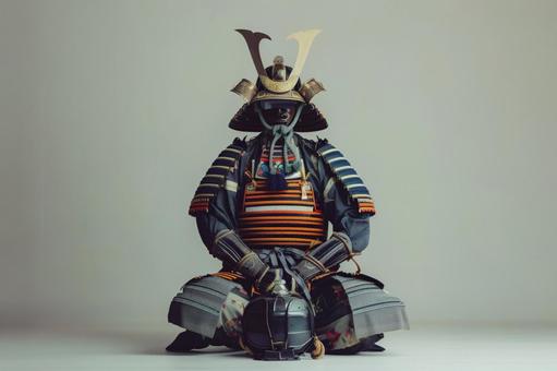 威厳ある武士の甲冑 威厳ある武士の甲冑の写真