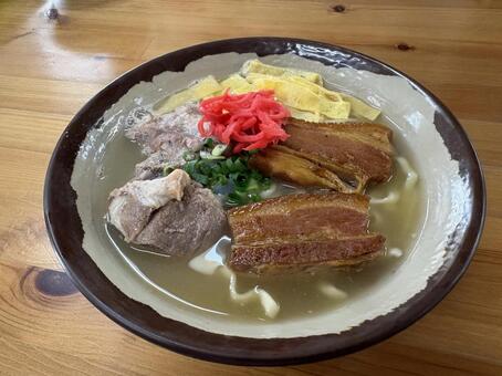 沖縄そば-ミックス 沖縄,okinawa,郷土料理の写真素材