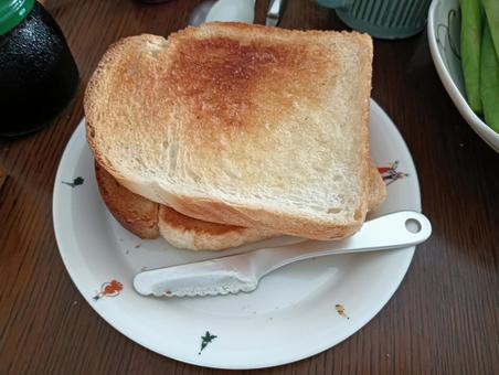 Photo, toast, bread, plain bread, 