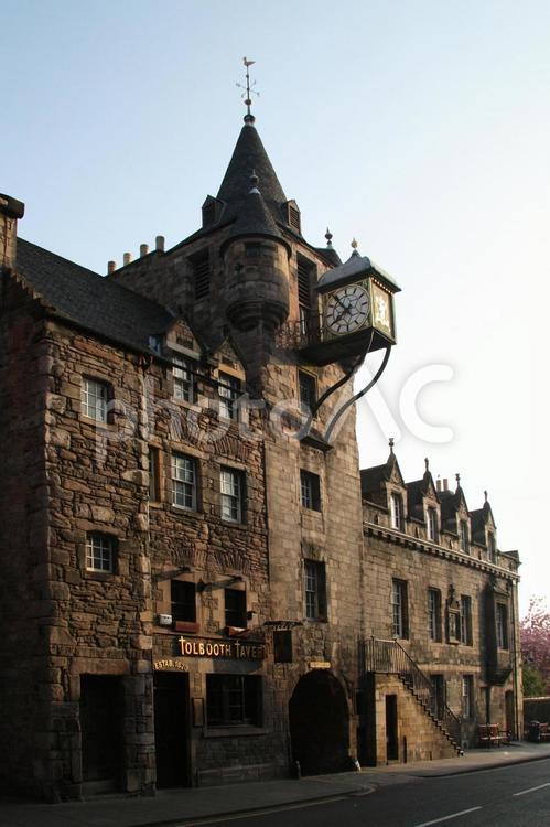 Scotland, Edinburgh, Tolbooth Tavern トルブース・テイバーン,ロイヤル・マイル,ハイ・ストリートの写真素材
