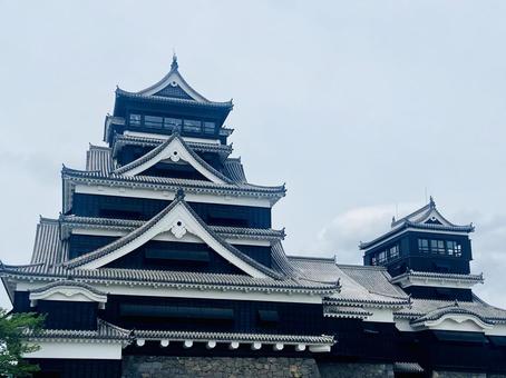 熊本城2 熊本城2 熊本,熊本城,城の写真素材