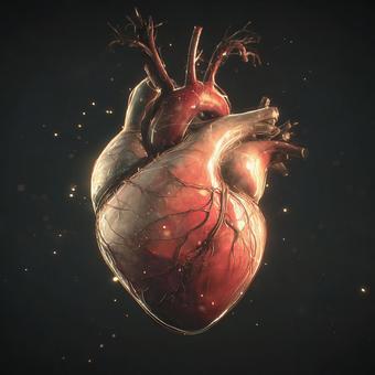 人体を支える心臓の構造 人体を支える心臓の構造の写真