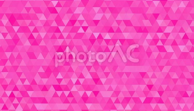 ピンク色の三角形の幾何学パターン背景 ピンク,アート,アブストラクトの写真素材