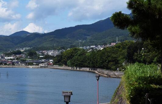 大分県日出町からの別府湾 大分県日出町からの別府湾の写真