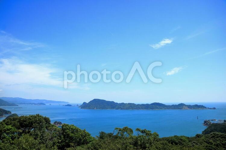 日南海岸　南郷の海 日南海岸,風景,眺望の写真素材