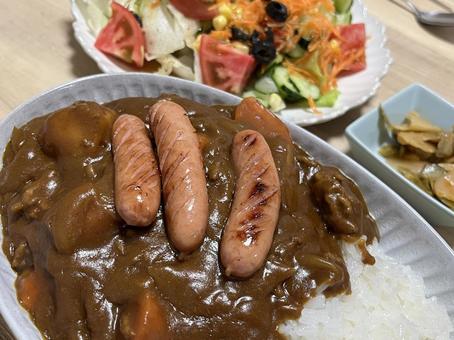 Vienna sausage curry, JPG