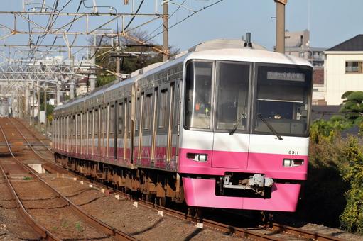京成電鉄、8900形、8918編成 京成電鉄,京成,松戸線の写真素材