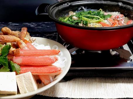 かに鍋 かに鍋 鍋料理,鍋もの,かに料理の写真素材