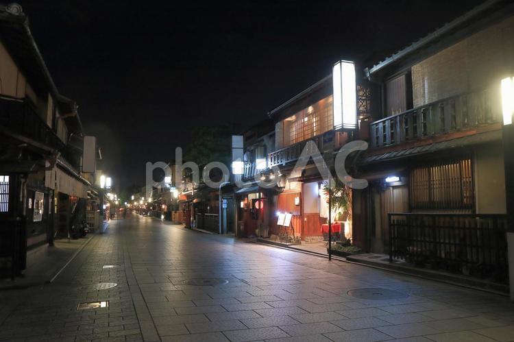 京都　祇園の風景 祇園,京都,京都市の写真素材