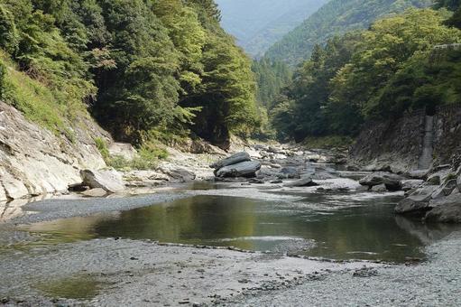 徳島県-祖谷川 徳島県-祖谷川 祖谷川,祖谷渓,川の写真素材
