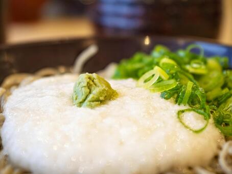 とろろ輝く一杯・山かけそばの旨み 山かけそば,とろろ,そばの写真素材