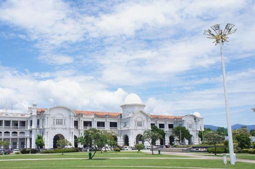 Photo, ipoh station, murray railway, wood, 