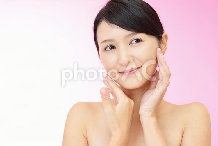 美容　スキンケアイメージ 美容,女性,人物の写真素材