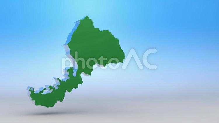 石川県：タイトルバック（青空：左側） 福井県,福井市,立体の写真素材