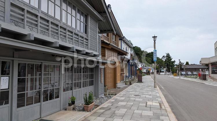 北海道江差町　いにしえ街道 北海道,江差町,いにしえ街道の写真素材