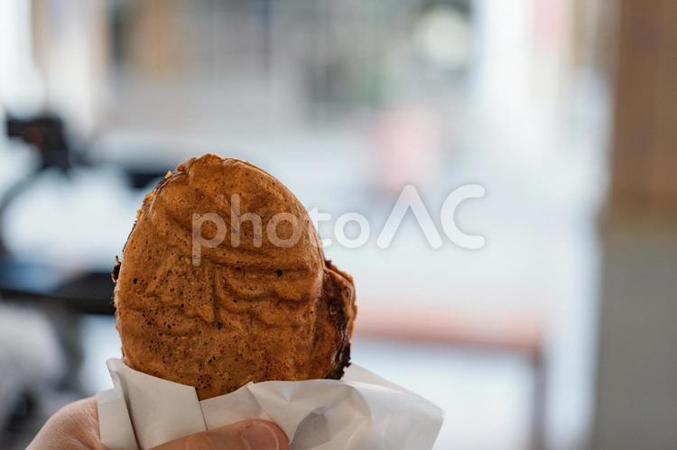 おいしい焼きたてのたい焼き 食べ物,焼いた,盛り付けの写真素材