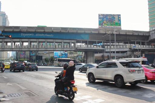 タイ　バンコク　アソーク周辺 タイ,バンコク,アソークの写真素材