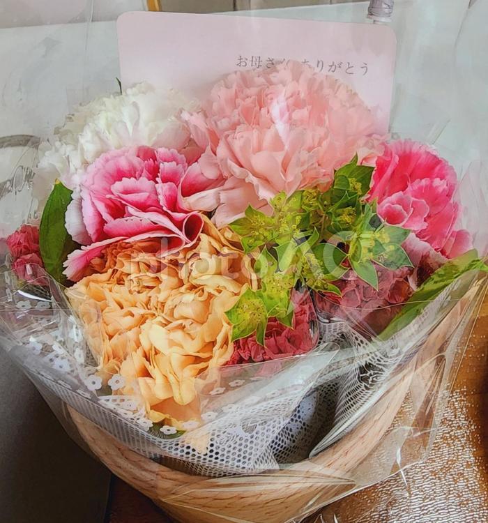 母の日 プリザーブドフラワー,ソープフラワー,石鹸の写真素材