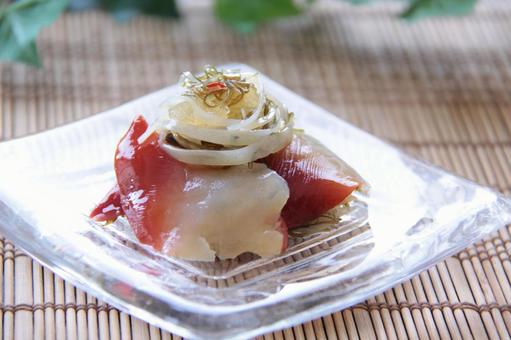 ホッキ松前漬け 漬け物 ホッキ松前漬け 漬け物 ホッキ松前漬け,漬け物,北寄貝の写真素材