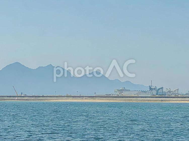 瀬戸内海　〜宮島〜 瀬戸内海,海,春の写真素材