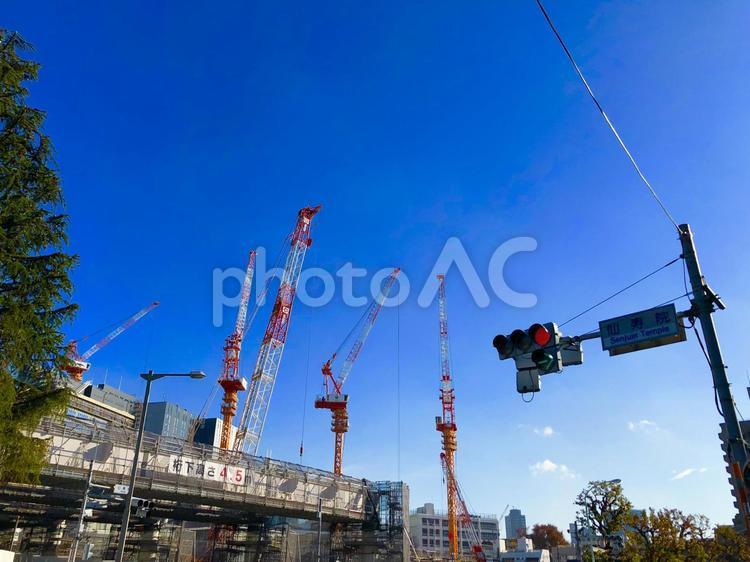 仙寿院 交差点　風景 2018 仙寿院,交差点,国立競技場付近の写真素材