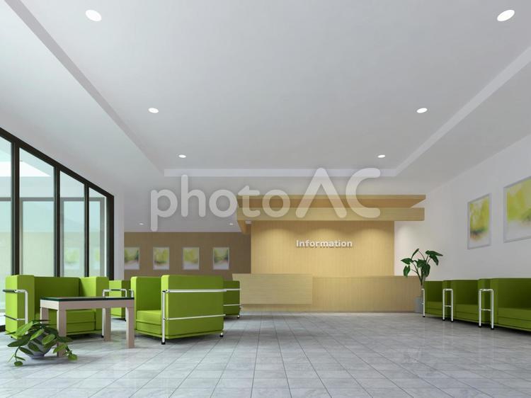 インテリア(受付け・エントランスホール) 受付,受け付け,カウンターの写真素材