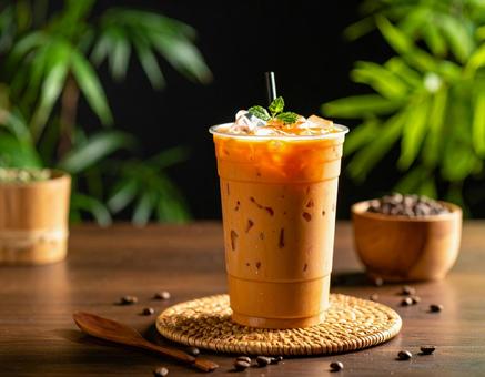 美味しそうでおしゃれなアイスコーヒー 美味しそうでおしゃれなアイスコーヒーの写真
