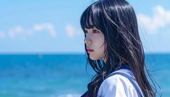 海を眺めて 海を眺めての写真