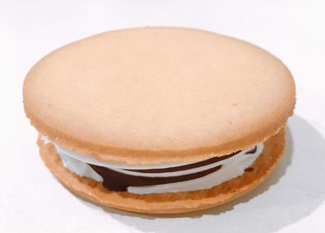 ビスケットサンド ビスケットサンド,ビスケット,バニラの写真素材