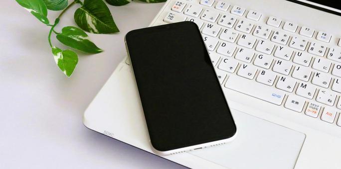 Business items: Smartphone and PC, JPG
