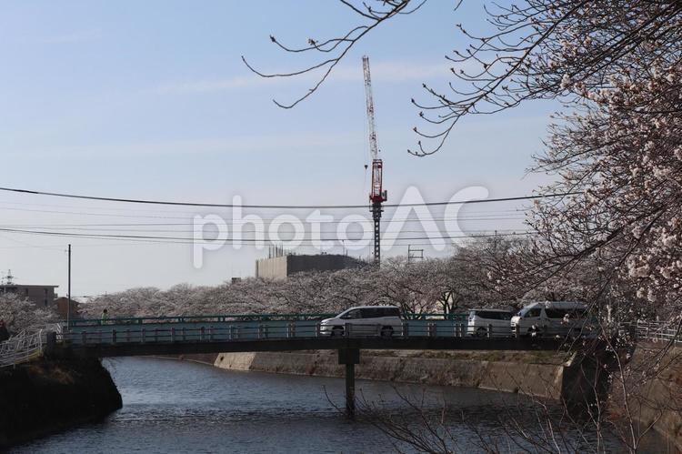 宇美町　川 宇美川,川,宇美の写真素材