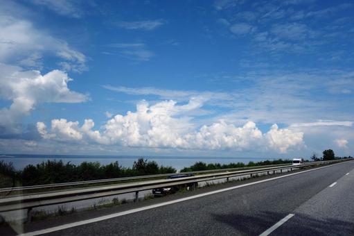 帰途の途中、車中からの景色1 帰途の途中、車中からの景色1の写真
